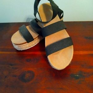 Platform Ankle Espadrille Sandals